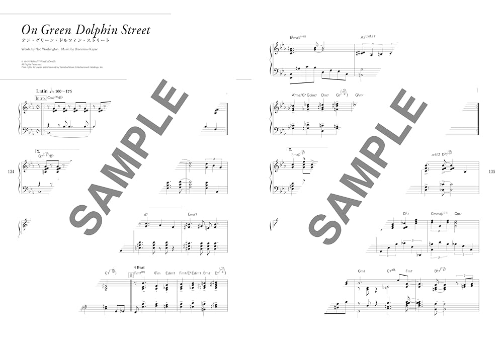スコア・楽譜　ジャズ・ピアノ・レパートリー2　　CD付　ヤマハ音楽振興会 ジャズ・ピアノ・エチュード (CD付) (ジャズ・スタンダード